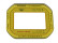 Uhrenglas Casio G-Shock DW-5035E-7 Ersatzglas mit goldfarbenem Rand