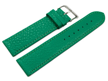 Uhrenarmband weiches Leder genarbt grasgrün 12mm...