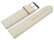 Uhrenarmband weiches Leder genarbt creme 14mm Gold