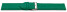Uhrenarmband weiches Leder genarbt grasgrün 14mm Stahl