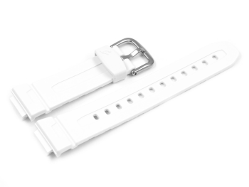 Uhrenarmband Casio für Baby-G BG-5600 u. BG-5600WH, Kunststoff, weiß