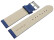 XL Uhrenarmband weiches Leder genarbt navy blau 12mm 14mm 16mm 18mm 20mm 22mm