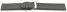 XXL Uhrenarmband weiches Leder genarbt dunkelgrau 14mm 16mm 18mm 20mm 22mm 24mm