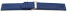 Schnellwechsel Uhrenarmband weiches Leder genarbt navy blau 12mm 14mm 16mm 18mm 20mm 22mm