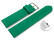 XL Schnellwechsel Uhrenarmband weiches Leder genarbt grasgrün 22mm Schwarz
