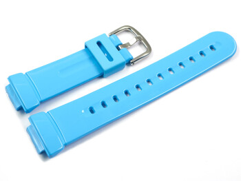 Uhrenarmband Casio Baby-G f. BG-1005M-2V, Kunststoff, türkisblau