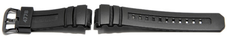 Ersatzuhrenarmband Casio AW-591ML-1A, Kunststoff, schwarz