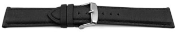 Schnellwechsel Uhrenband sehr weiches Leder gepolstert Retro Optik Schiefer 21mm Stahl