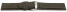 Schnellwechsel Uhrenband sehr weiches Leder gepolstert Retro Optik Stone 21mm Gold