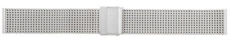 Milanaise Uhrenarmband aus Edelstahl poliert 18mm
