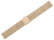 Milanaise Uhrenarmband aus Edelstahl poliert Rosé 16mm