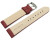 Uhrenarmband echt Leder gepolstert genarbt bordeaux TiT 20mm Gold