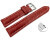 Schnellwechsel Uhrenband Leder stark gepolstert Kroko rot 22mm Gold