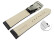 Schnellwechsel Faltschließe Uhrenband Leder genarbt schwarz TiT 18mm 20mm 22mm 24mm