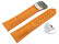 Schnellwechsel Faltschließe Uhrenarmband Leder Kroko orange 18mm 20mm 22mm 24mm 26mm