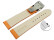 Schnellwechsel Faltschließe Uhrenarmband Leder Kroko orange 18mm 20mm 22mm 24mm 26mm