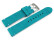 Uhrenarmband türkis Veluro Leder ohne Polster 22mm Stahl