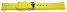 Uhrenarmband Silikon - extra stark - gelb 22mm Stahl