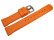 Uhrenarmband Silikon - extra stark - orange 20mm Stahl