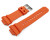 Casio Uhrenarmband GD-010-4 orangerot aus biobasiertem Resin