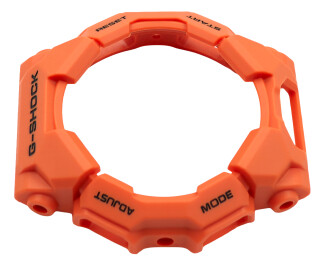 Bezel Casio GD-010-4 orangerot aus biobasiertem Resin