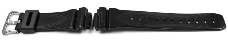 Casio Uhrenarmband GLX-5600-1 GLX-5600 Kunststoff schwarz, Oberfläche glänzend