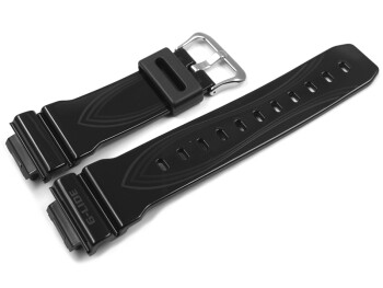 Casio Uhrenarmband GLX-5600-1 GLX-5600 Kunststoff schwarz, Oberfläche glänzend