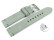 Schnellwechsel Uhrenarmband grau Veluro Leder ohne Polster 22mm Stahl