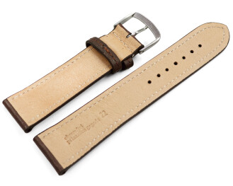 Uhrenarmband braun vegetabil gegerbtes Leder leicht...