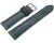 Uhrenarmband graublau vegetabil gegerbtes Leder leicht gepolstert 12mm - 22mm