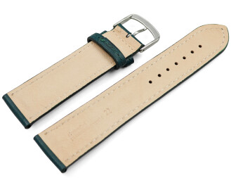 Uhrenarmband dunkelgrün vegetabil gegerbtes Leder...