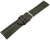 Uhrenarmband Khaki vegetabil gegerbtes Leder leicht gepolstert 12mm - 22mm