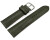 Uhrenarmband Khaki vegetabil gegerbtes Leder leicht gepolstert 12mm - 22mm