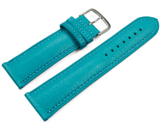 Uhrenarmband türkis vegetabil gegerbtes Leder leicht...