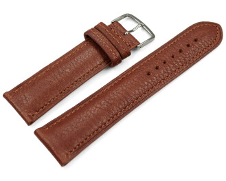 Uhrenarmband Kastanie vegetabil gegerbtes Leder leicht...
