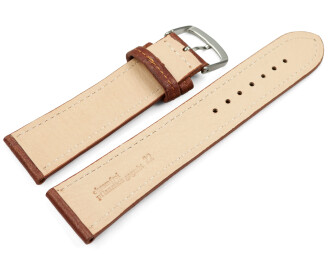 Uhrenarmband Kastanie vegetabil gegerbtes Leder leicht...