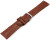 Uhrenarmband Kastanie vegetabil gegerbtes Leder leicht gepolstert 12mm - 22mm