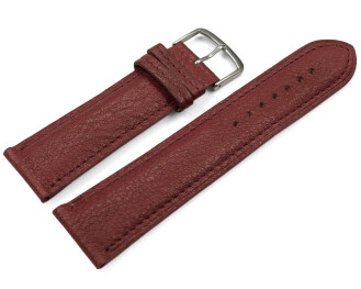 Uhrenarmband Bordeaux vegetabil gegerbtes Leder leicht...