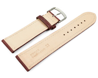 Uhrenarmband Bordeaux vegetabil gegerbtes Leder leicht...