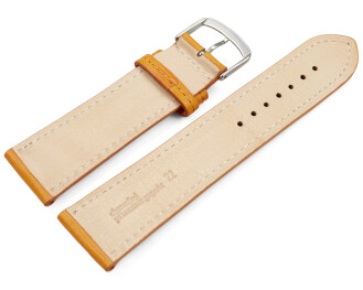Uhrenarmband orange vegetabil gegerbtes Leder leicht...