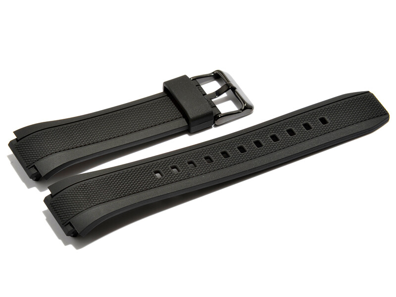 Ersatzuhrenarmband Casio fur EFA 131RBSP 1 EFA 131PB 1AV Kunststoff schwarz