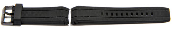 Ersatzuhrenarmband Casio für EFA-131RBSP-1, EFA-131PB-1AV, Kunststoff, schwarz