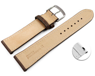 Schnellwechel Uhrenarmband braun vegetabil gegerbtes...