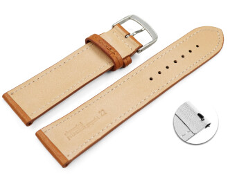 Schnellwechel Uhrenarmband hellbraun vegetabil gegerbtes...