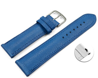 Schnellwechel Uhrenarmband blau vegetabil gegerbtes Leder...