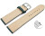 Schnellwechel Uhrenarmband dunkelgrün vegetabil gegerbtes Leder leicht gepolstert 12mm - 22mm