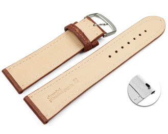 Schnellwechel Uhrenarmband Kastanie vegetabil gegerbtes...