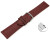 Schnellwechel Uhrenarmband Bordeaux vegetabil gegerbtes Leder leicht gepolstert 12mm - 22mm
