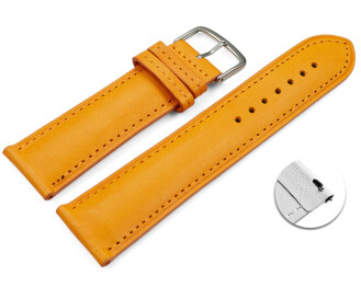 Schnellwechel Uhrenarmband orange vegetabil gegerbtes...