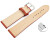 Schnellwechel Uhrenarmband Rost vegetabil gegerbtes Leder leicht gepolstert 12mm - 22mm